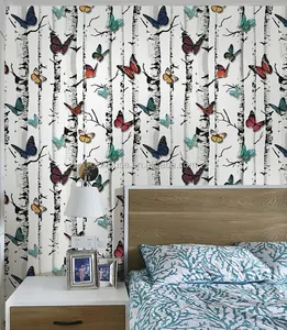 DM01301 ihouse company 2017 ihouse interior 3d butterfly wallpaper