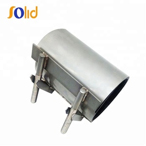 Edelstahl-Wasserrohr-Einzel-/Doppelband-Reparatur klemme für CI-, DI-, Stahl-, PE-und PVC-Rohre - Product Image 4