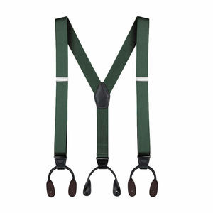 <span class=keywords><strong>Tirantes</strong></span> Elásticos Ajustables al por Mayor <span class=keywords><strong>para</strong></span> <span class=keywords><strong>Hombre</strong></span>, con Botones Verdes en Forma <span class=keywords><strong>de</strong></span> Y - Product Image 1