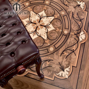 Tùy Chỉnh Đẹp Sàn Gỗ Parquet Thiết Kế Marquetry Gỗ Inlay - Product Image 1