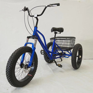 Vente chaude Fournisseur chinois Tricycle adulte pas cher à grande roue/tricycle avec chariot/Vélo tricycle à trois roues de 22 pouces - Product Image 2