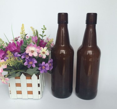 330ml 500ml 750ml Amber Color Swing Top Glass Beer Bottle