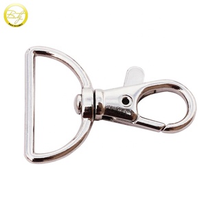 Crochets métalliques de couleur argent, pour fabrication de porte-clés de chien, boucle snapcrochet, vente en gros, pièces - Product Image 3