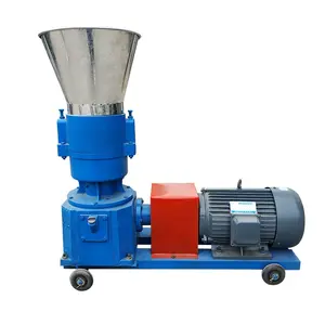 Electric Motor Pellet Machine Poultry Feed Pellet Extruder Machinery