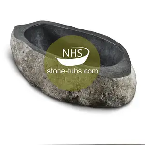 freestanding solid rock stone forest bath tubs for soaking bathroom bathing