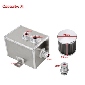 Bình Hứng Dầu Bằng Nhôm 2L Thông Dụng Kèm Vòi Xả & Ống Xả Bình Xăng Vuông 2 Ngăn Thùng Dầu Hộp Dầu PQY9492 - Product Image 6