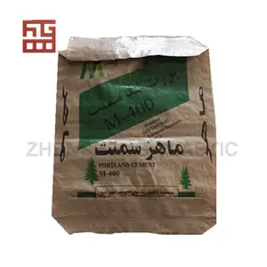 Woven Valve Cement Bags Packing Bag Firewood in Bag Bottom Pp 25kg 50kg for Chemical Powder 25kg Plastic Sand Customized Zs-1203