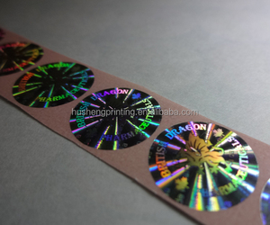 Tùy Chỉnh Chính Hãng Gốc <span class=keywords><strong>Hologram</strong></span> Watermark Nhãn Bảo Mật Chất Lượng Cao - Product Image 6