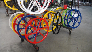 Rueda de Llanta de Aleación para bicicleta fixie, 6 radios, llanta de pista de aluminio de una sola velocidad - Product Image 5