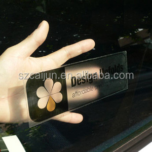 Tùy chỉnh xe cửa sổ đảo ngược in PVC tĩnh rõ ràng trong suốt thời tiết kháng không thấm nước môi trường thân thiện với nhãn dán - Product Image 3