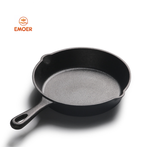 EMOER Padella Multifunzione in Ghisa Ecologica per Cottura e Arrosto con Riscaldamento Uniforme - Product Image 5