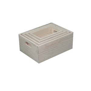 Ahşap sebze sandık toptan, ahşap meyve kasaları satılık küçük hatıra antika ahşap kutu toptan hediye - Product Image 6