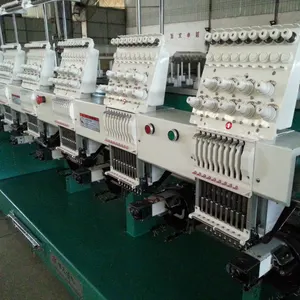 Computerized Cap Embroidering Machine with 8 heads 9,12,15 needles