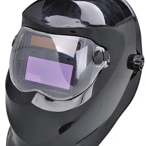 Jinhan colore giallo controllo automatico dell'ombra casco per saldatura casco per saldatura trasparente in vetro