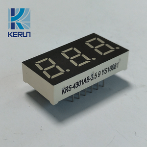 KRS 4301AB Indoor <strong>Graphics</strong> 0.4inch <strong>7</strong> <strong>Segment</strong> Led <strong>Display</strong> 3 Digits with Blue Color - Product Image 4