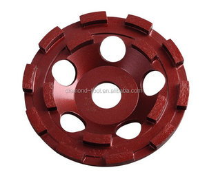 Venta directa de fábrica de Guangzhou de China, taza de molienda de diamante de doble fila, muela para amoladora angular, discos abrasivos de diamante - Product Image 1