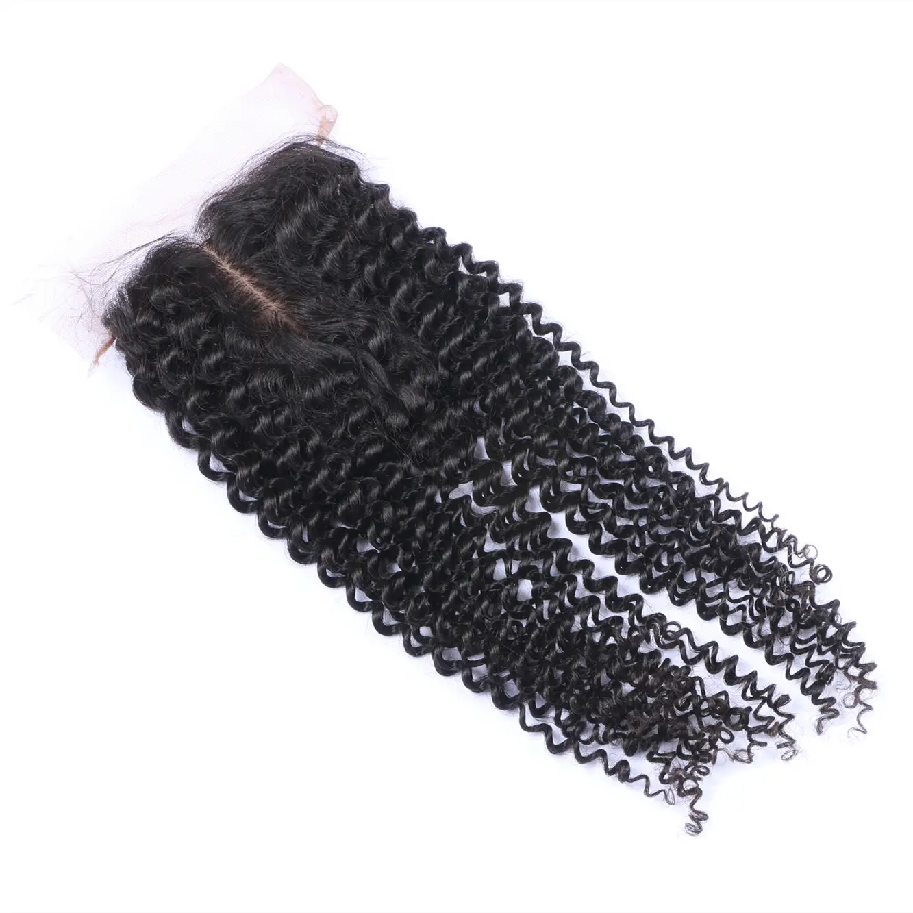 Remy Natural Color Hair Kinky Curly Top Lace Closure Wholesale Ear To Ear Lace Closure