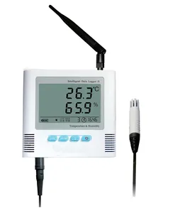 S500-GPRS-WiFi PT100温度レコーダー、0.5クラスの精度データロガー産業倉庫用熱湿度計