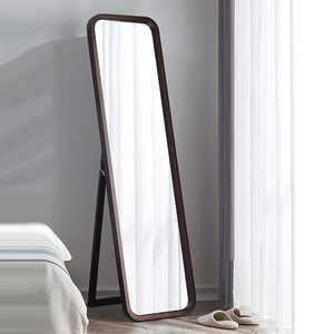Specchio Marrone Scuro con Motivo Personalizzato, Decorazione per la Casa, Specchio Rettangolare per Camera da Letto, Armadio, Design d'Interni e Arredamento - Product Image 3