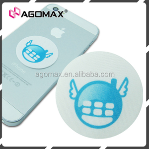 Muestras Gratis círculo forma microfibra teléfono móvil <span class=keywords><strong>limpiador</strong></span> de pantalla pegajosa - Product Image 4
