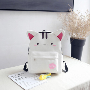 กระเป๋าเป้สะพายหลังโรงเรียนแมวตลกสำหรับเด็กนักเรียนประถมกันน้ำใช้ได้ทั้งชายและหญิงกระเป๋าเป้ไปโรงเรียนสำหรับเด็กผู้หญิงราคาถูก - Product Image 2
