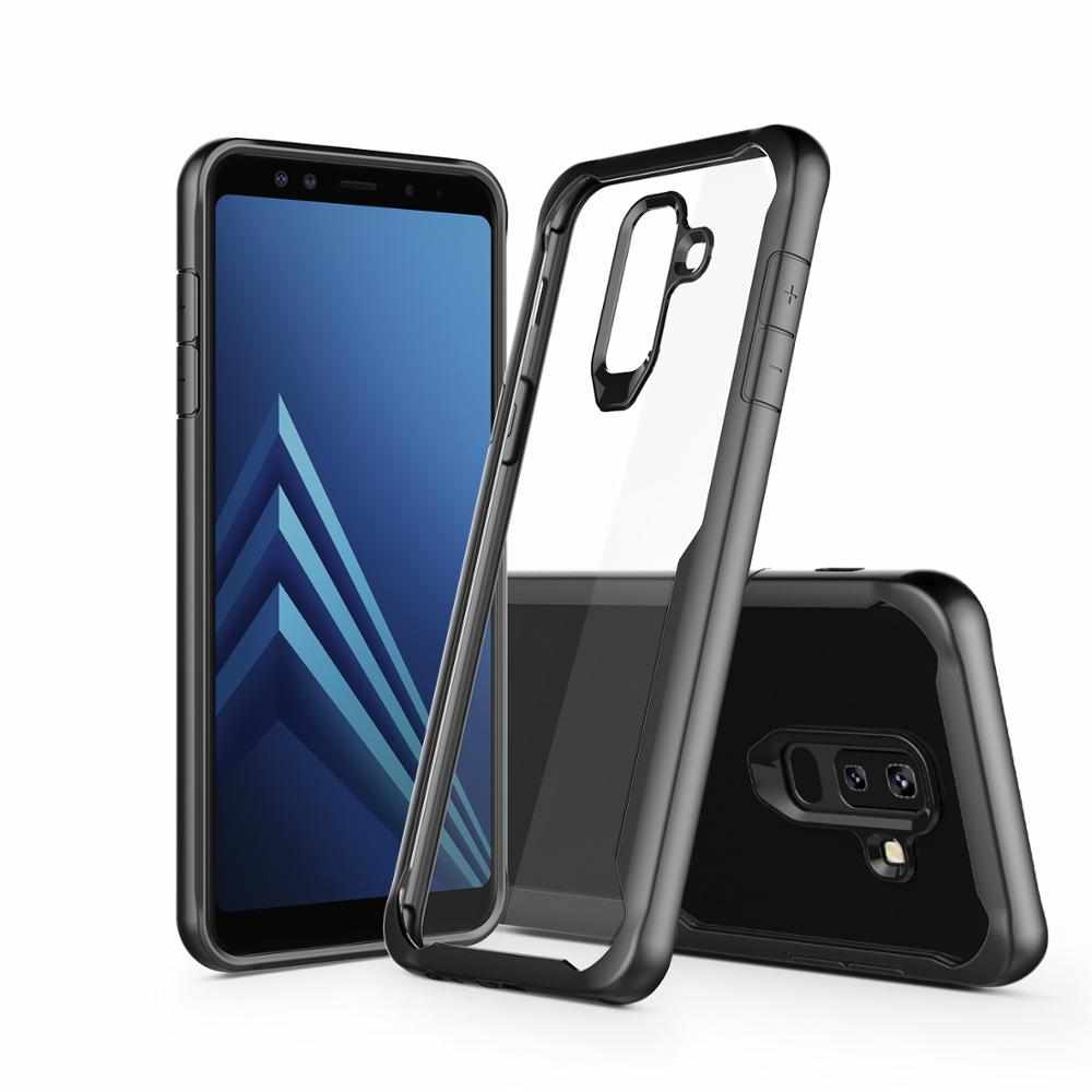 Durable a prueba de golpes caso del TPU para el caso de Samsung Galaxy A6 A6 + J4 J6 cubierta de la cáscara del teléfono móvil en Stock