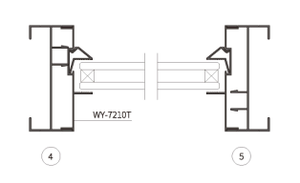 WY-72 economico serie finestra scorrevole profili in alluminio più economico in <span class=keywords><strong>Asia</strong></span> - Product Image 6