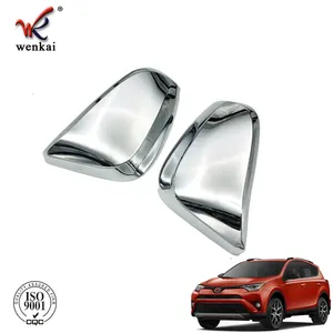 Side Mirror Cover For 2014 RAV4 ABS Chromed RAV4 Door Mirror Cover For RAV4 Accessories 2015 2016