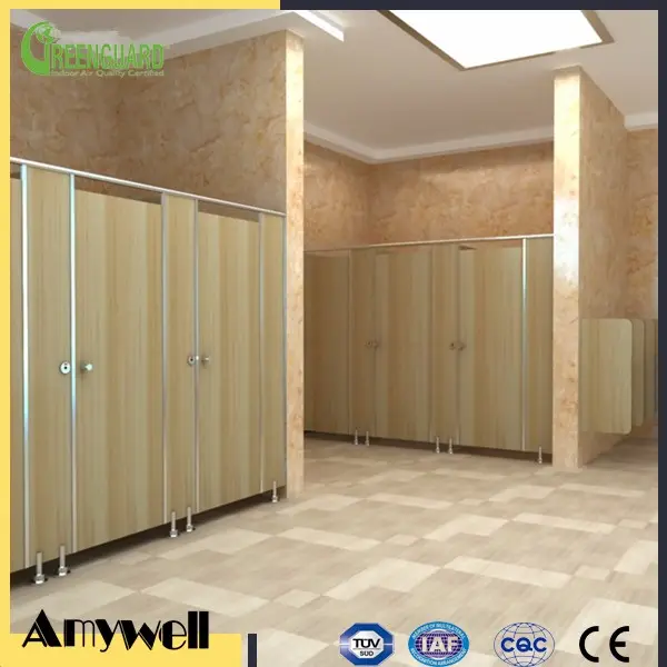 Amywell imperméable HPL Salle De Bain cabine de toilette fabricants