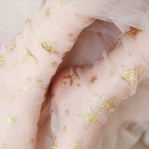 Calzini trasparenti in pizzo elastico trasparente con stella Glitter alla moda - Product Image 2