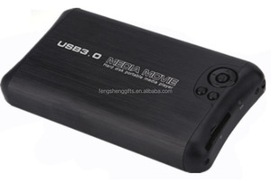 Disco Duro Multimedia de 2.5 Pulgadas, Reproductor Multimedia HDD, Compatible con 2TB, USB3.0, 1080P, Reproductor de Video, MP3, <span class=keywords><strong>MP4</strong></span>, Reproductor Publicitario - Product Image 3