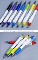 Stylos à bille promotionnels élégants en plastique avec logo personnalisé, recharge Parker, pointe 1,0 mm, couleurs et noms personnalisés, vente en gros