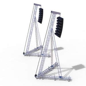 Loa Bằng Nhôm Nâng Tháp Giàn Chiếu Sáng Đứng Nâng Giàn Crank - Product Image 5