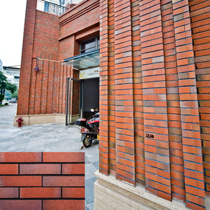 2023 Gebouw Vuur Blokken Bakstenen Tegels/Rode Terracotta Bakstenen/Exterieur Baksteen - Product Image 2