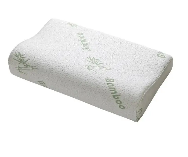 Rimbalzo lento cuscino di Tessuto di Bambù Memory Foam Contour Pillow