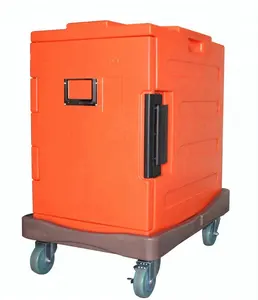 Consegna Carrello con ruote pasto cibo caldo trolley isolato cabinet