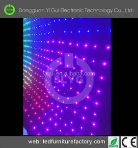 Đèn Dj <span class=keywords><strong>Led</strong></span> Rèm Vải Backdrop Đám Cưới Ánh Sáng Rèm <span class=keywords><strong>Led</strong></span> Sao Vải Rèm - Product Image 4