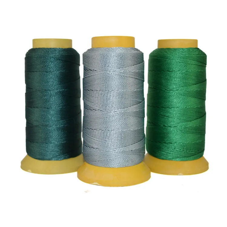 10/3 15/3 20/3 30/3 60/2 40/3 fios de alta tenacidade de 100% poliéster linhas de costura cone 20 cores para tecelagem diy artesanato