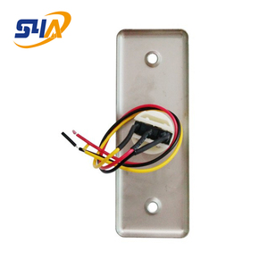 Bouton de sortie en acier inoxydable à tête verte pour contrôle d'accès - Product Image 2