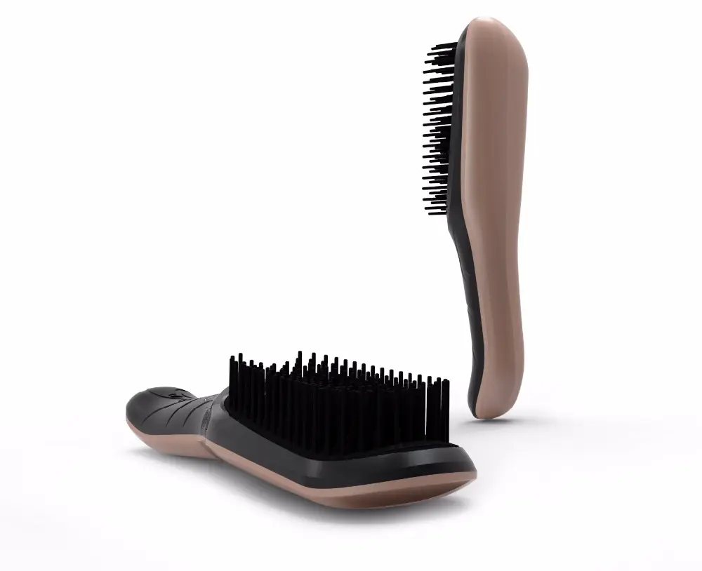 Battery charged cordless hot hair brush anion new detangle hair brush