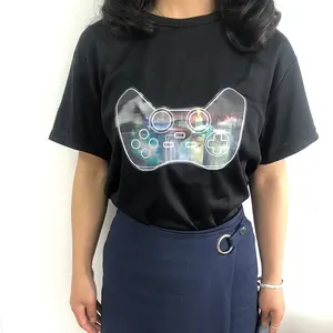 Camiseta de impressão lenticular 3d personalizada na tela