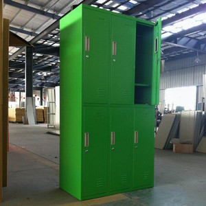 <span class=keywords><strong>Armadietto</strong></span> in metallo a sei porte stile industriale, - Product Image 3