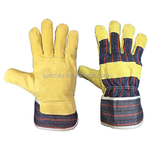 Guante de Cuero de Cerdo, Guantes de Trabajo de Cuero - Product Image 1
