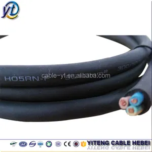 2x1mm 3x1mm 4x1sqmm 5x1mm2 H05RN-F/H07RN-F câble en caoutchouc flexible
