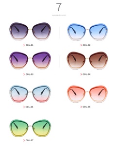 แว่นกันแดดทรงใหญ่ไร้กรอบ รุ่น 11232 Superhot Eyewear แฟชั่นปี 2019 สำหรับผู้หญิง - Product Image 5