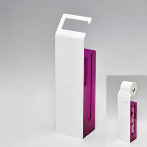 Porte-rouleau de papier toilette suspendu mural utile - Product Image 4