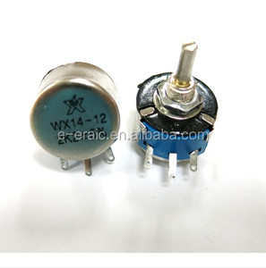 Thâm quyến cxcw WX14-12 điện tử 3W 47r 100R 470R 1K 2K2 3k3 4K7 5K6 10k Single-Turn wirewound 5K Single Turn chiết áp - Product Image 2