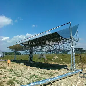 Solar thermal power plant energy concentrated parabolic trough collector