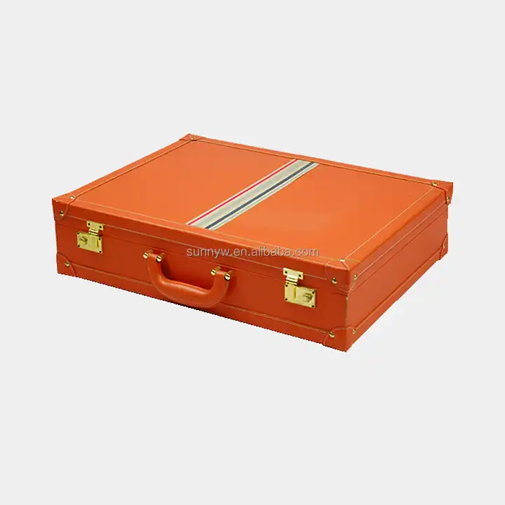 customize pu leather storage case foldable