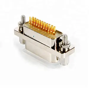 J30J series 21 Pins electric female rectangular Aerospace connector